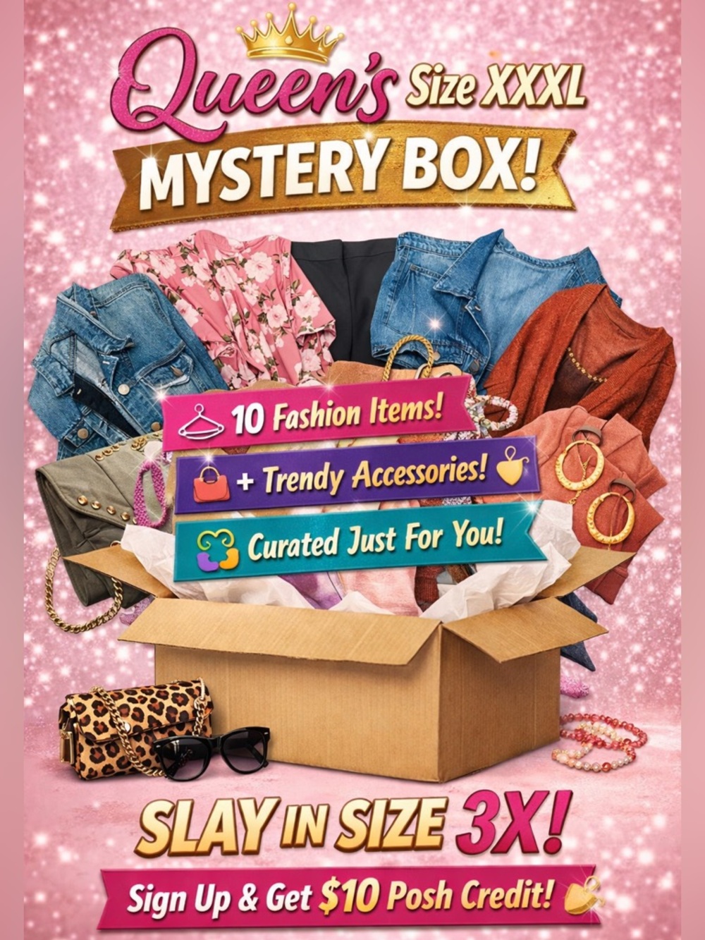 ALL New with Tags: A Queen’s Size Mystery Box